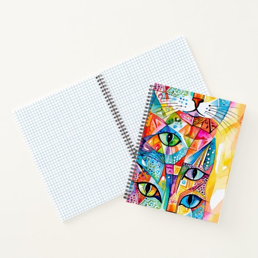 Abstrakt Kitts-Notebook Notizblock (Innenseite)