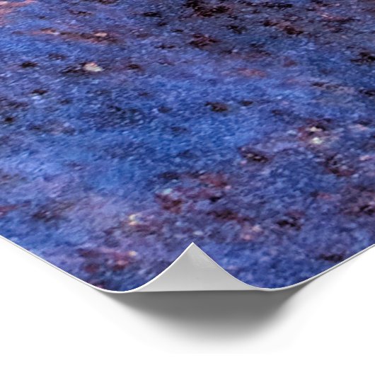 Abstrakt korrodierter, bunt rostiger metallischer poster (Ecke)