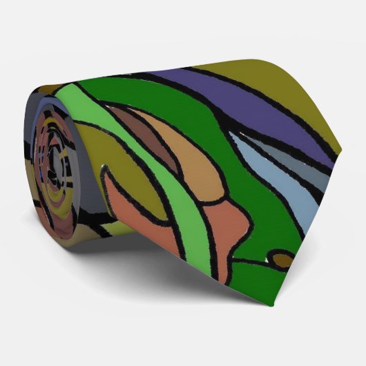 Abstrakt Krawatte (Gerollt)