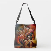 Abstrakt, Kubismus, Moderne Kunst, Ganzkörpertasch Tragetaschen Mit Langen Trägern (Rückseite)