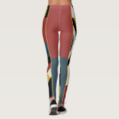 Abstrakt künstlerisch leggings (Rückseite)