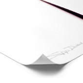 Abstrakt.Kurven Poster (Ecke)