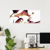 Abstrakt.Kurven Poster (Heimbüro)