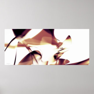 Abstrakt.Kurven Poster