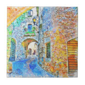 Abstrakt Landschaftlich Fliese (Vorderseite)