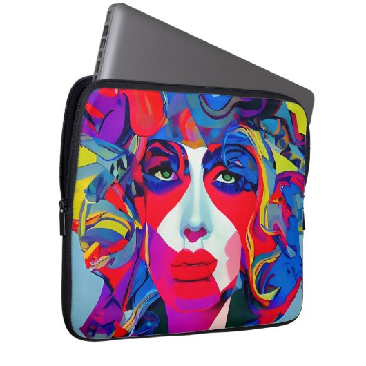 Abstrakt Laptopschutzhülle (Vorne Rechts)