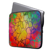 Abstrakt Laptopschutzhülle (Vorderseite Links)