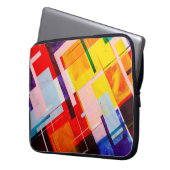Abstrakt Laptopschutzhülle (Vorderseite Links)