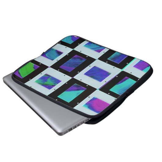 Abstrakt Laptopschutzhülle (Vorne Knopf)