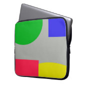 Abstrakt Laptopschutzhülle (Vorderseite Links)