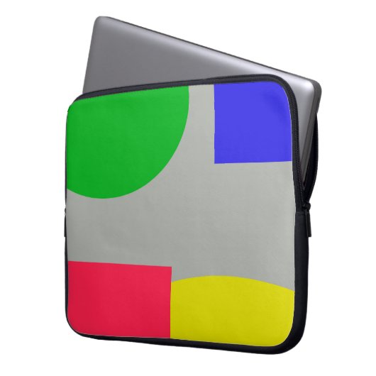 Abstrakt Laptopschutzhülle (Vorderseite Links)