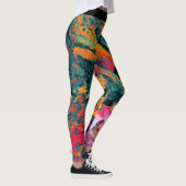 Abstrakt Lava Leggings (Rechts)