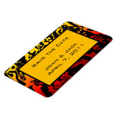 Abstrakt Lava Swirl Magnet (Linke Seite)