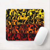 Abstrakt Lava Swirl Squared Mousepad (Mit Mouse)