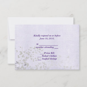 Abstrakt Leaf UAWG RSVP Karte