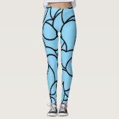 Abstrakt Leggings (Vorderseite)