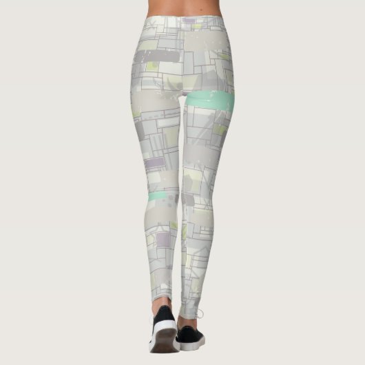Abstrakt Leggings (Rückseite)