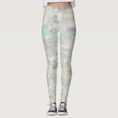 Abstrakt Leggings (Vorderseite)