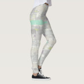 Abstrakt Leggings (Rechts)