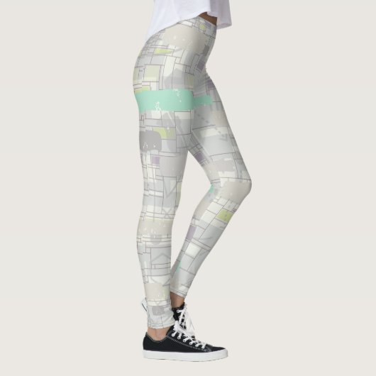 Abstrakt Leggings (Rechts)