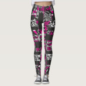abstrakt leggings (Vorderseite)