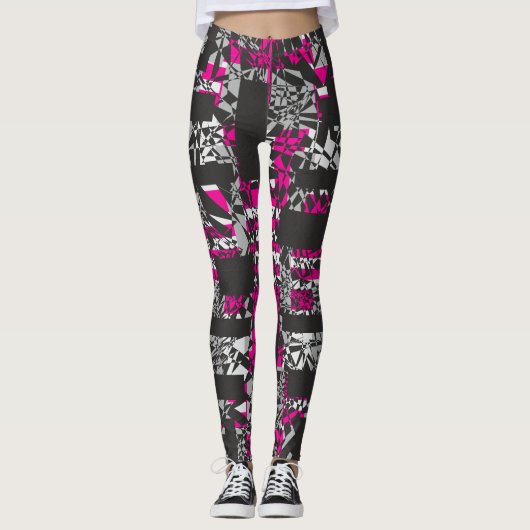 abstrakt leggings (Vorderseite)