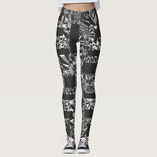 abstrakt leggings (Vorderseite)