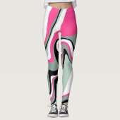 Abstrakt Leggings (Vorderseite)