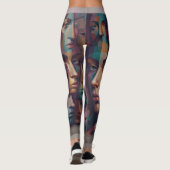 Abstrakt Leggings (Rückseite)
