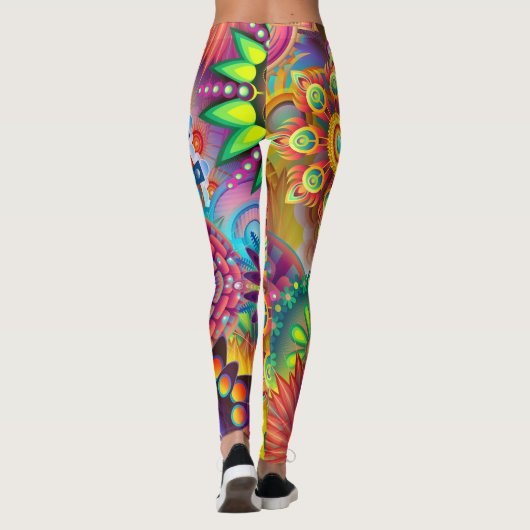 Abstrakt Leggings (Rückseite)