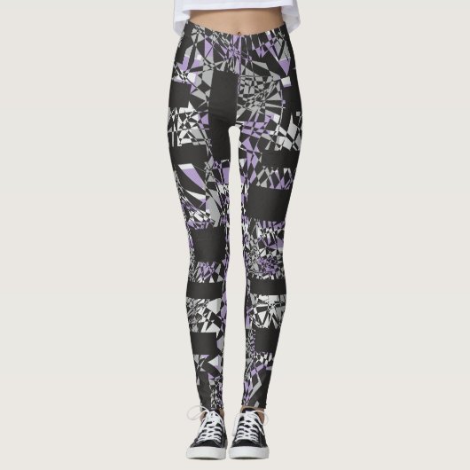 abstrakt leggings (Vorderseite)