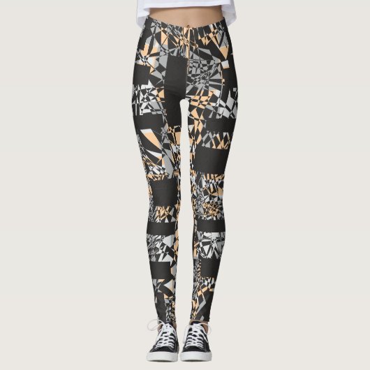 abstrakt leggings (Vorderseite)
