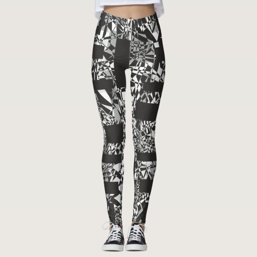 abstrakt leggings (Vorderseite)