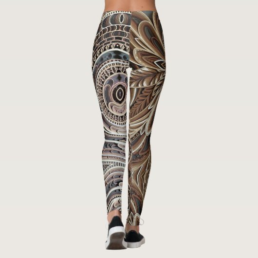 Abstrakt Leggings (Rückseite)