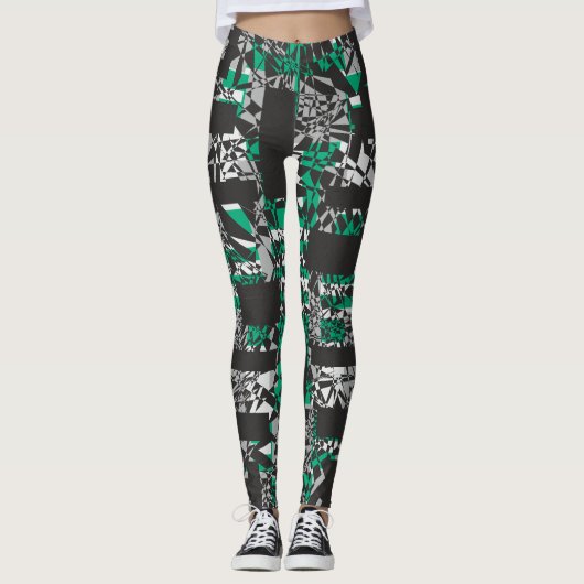 abstrakt leggings (Vorderseite)