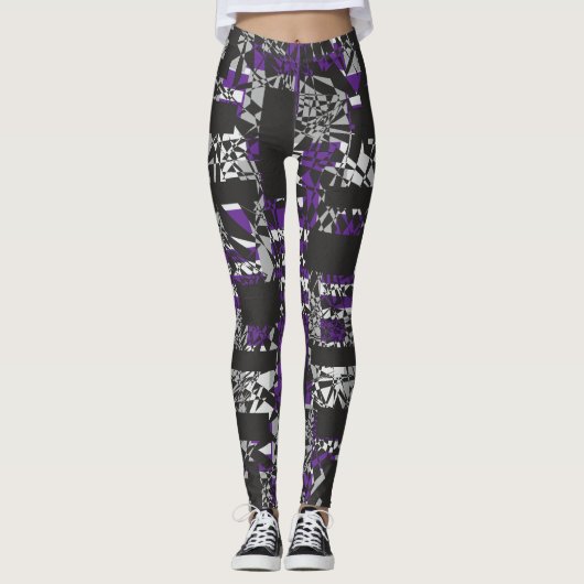abstrakt leggings (Vorderseite)