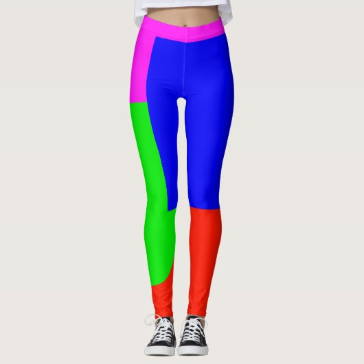 Abstrakt Leggings (Vorderseite)