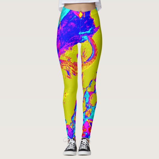 abstrakt leggings (Vorderseite)