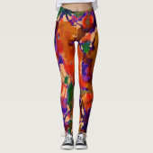 Abstrakt Leggings (Vorderseite)