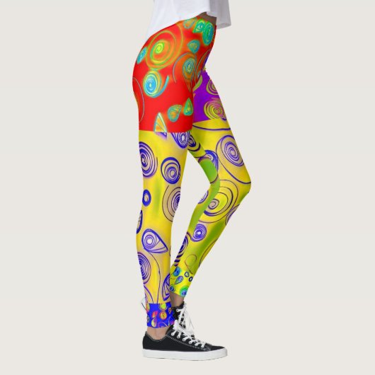Abstrakt Leggings (Rechts)