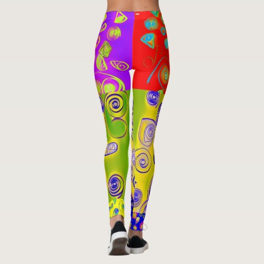 Abstrakt Leggings (Rückseite)