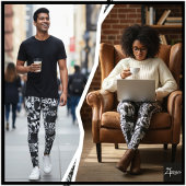 abstrakt leggings