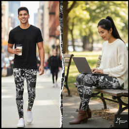 abstrakt leggings