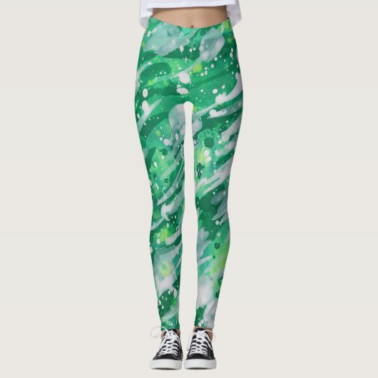 Abstrakt Leggings (Vorderseite)