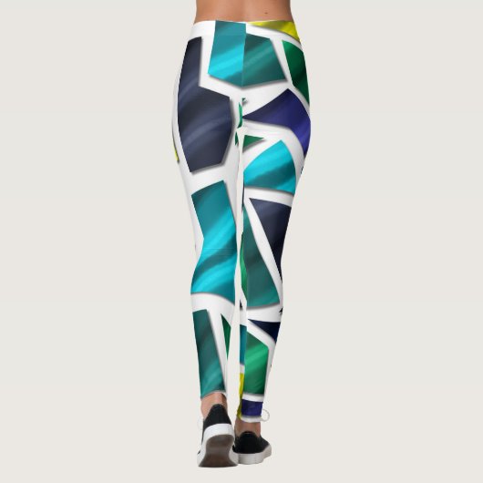 Abstrakt Leggings (Rückseite)