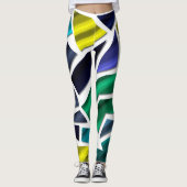 Abstrakt Leggings (Vorderseite)