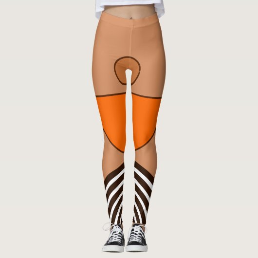 Abstrakt Leggings (Vorderseite)