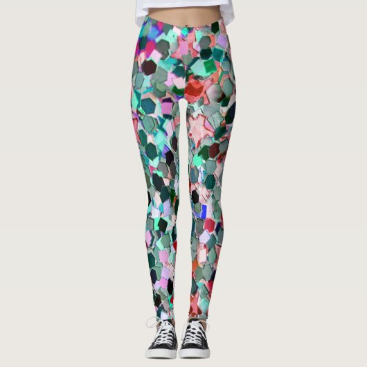 Abstrakt Leggings (Vorderseite)