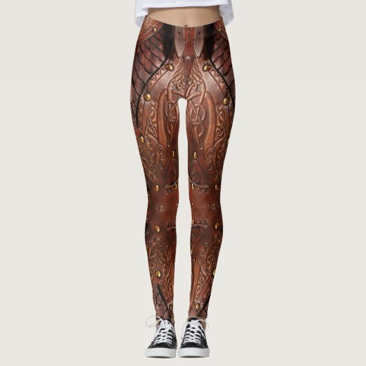 Abstrakt Leggings (Vorderseite)