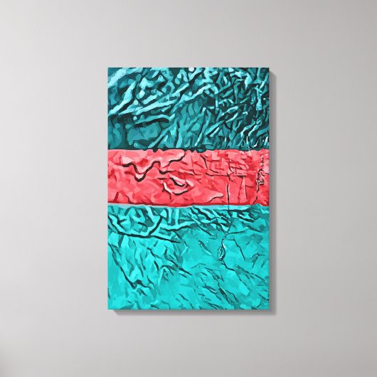 Abstrakt Leinwanddruck (Vorderseite)